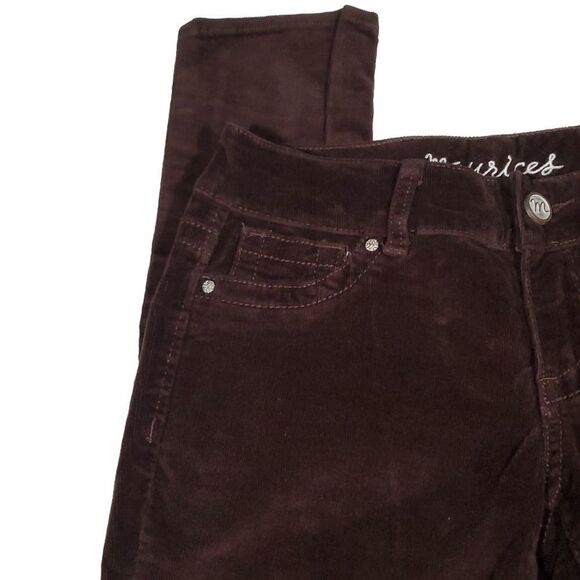 Maurices Brown Jegging Cord Flex. Size Small - Picture 5 of 8
